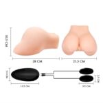 Masturbador Crazy Bull Julie Vibrador Vagina Ano (CB-Julie) - Imagen 7
