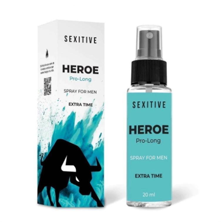 Spraysh Sexitive – Heroe Pro-Long Extra Time Spray masculino 20ml (SH-ET) - Top ...