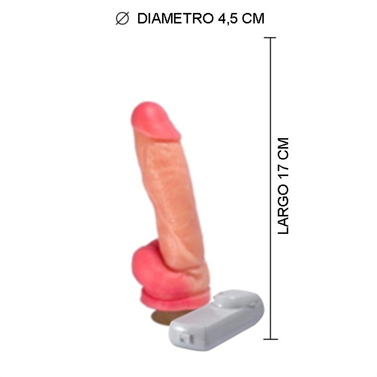 Imagen555 Realistico Bestia chico con vibro (V-116) - Imagen 1