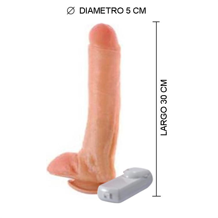 Imagen567 Realistico Petu grande con vibro (V-037) - Imagen 1
