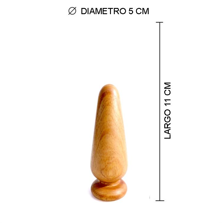 Imagen572 Cono Madera 11 cm (MD-05) - Imagen 1