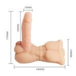 Vibrador Baile Torso con dildo Bigger Man (BL-TDV) - Imagen 3