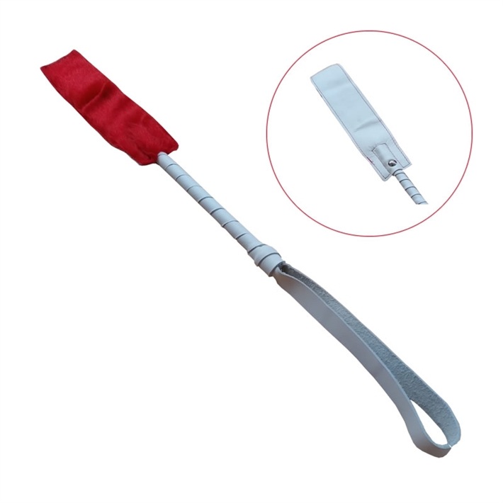 CU130BR Fusta Recta blanca con peluche (S-058-RB) - Imagen 1
