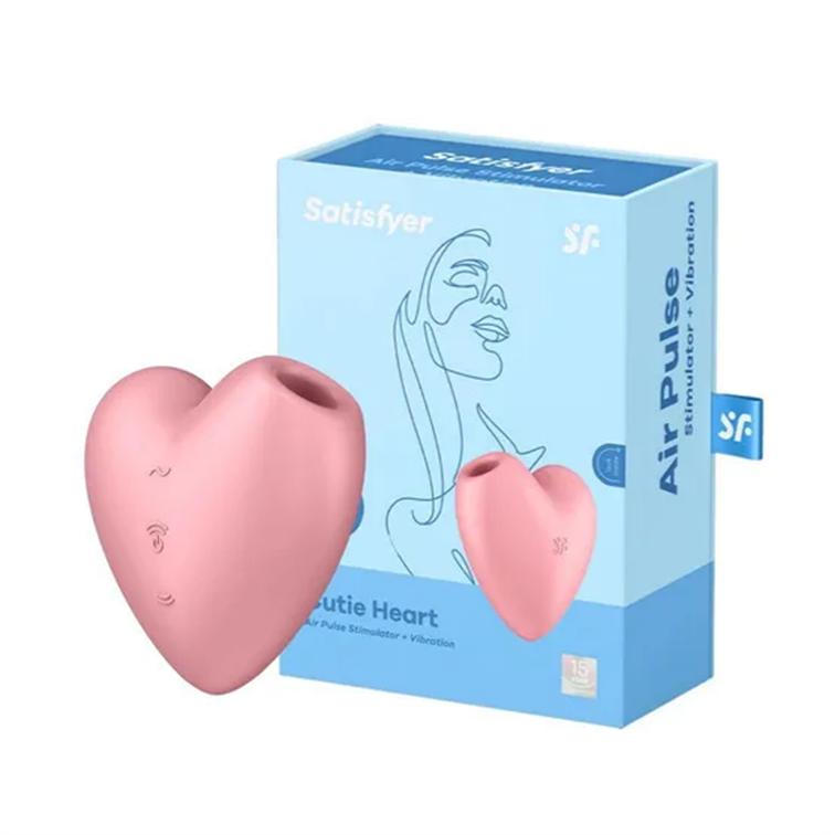 Imagen111 Satisfyer Cutie Heart Succionador USB Rosa (Suc-SF-CH-R) - Imagen 1