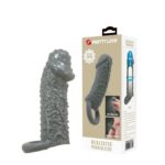 Pretty Love - Funda Ext. texturada con Anillo Testicular Gris 1 (PL-FA-08)