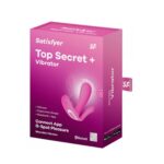 Satisfyer Top Secret Plus – Vibrador Doble estimulación USB recargable y Control por App y carga USB (SF-TS+) - Imagen 4