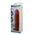 Pretty Love – Funda Extensora de 2 pulgadas Moreno con Anillo Testicular (PL-FA-02-M)