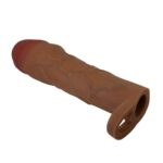 Pretty Love – Funda Extensora de 2 pulgadas Moreno con Anillo Testicular (PL-FA-02-M) - Imagen 5