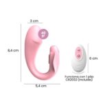 Doble Estimulador Pink con control remoto (ST-Pink) - Imagen 4