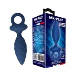 Pretty Love – Plug Anal Texturado De Silicona Flexible Mr. Play Azul (PL-PA-A1)